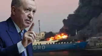 Cumhurbaşkanı Erdoğan'dan Karadeniz'de vurulan gemilerle ilgili iki ülkeye uyarı