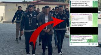 Görevden uzaklaştırılan il göç idaresi müdürünün mesajları ortaya çıktı