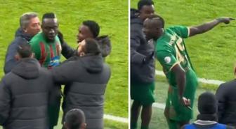 Maçtan günler sonra ortaya çıkan görüntü! Mbaye Diagne'nin sinir kirizi geçirdiği anlar