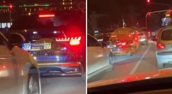 Aracın astığı plakanın bedeli ağır oldu