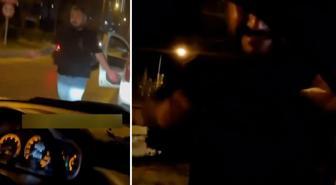 Trafikte dehşet anları: Önce yumruk attı, sonra ateş açtı