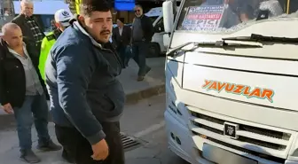 Yazılan cezaya sinirlenen şoför hatada ısrar etti