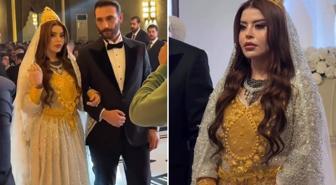 Nazdar Barzani ile Kahraman Zülfikar İzol evlendi! Geline kilolarca altın takıldı