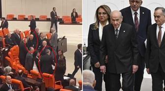 Meclis'teki bütçe maratonunun son gününe damga vuran an! Tokalaşmadılar