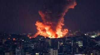 İsrail komşu ülkeyi İHA'larla vurdu