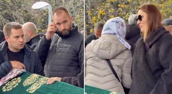 Pınar Altuğ'un o anları gözlerden kaçmadı! Cenazede tepki çeken görüntüler