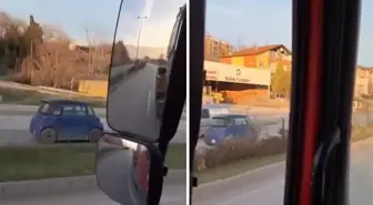 Hiç umursamadı! Ters istikamette ilerledi, kendi canını bile hiçe saydı