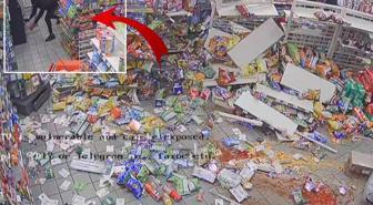 Eşi benzeri görülmemiş hırsızlık! Halatla araca bağladı, ortalığı yerle bir etti