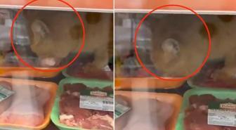 Zincir markette mide bulandıran skandal! Gören hemen kayda girdi