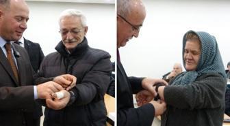 Yaşlı nüfusu yoğun olan kentte örnek uygulama başladı