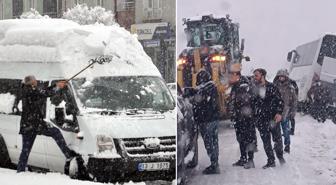 Kara kış resmen bastırdı! Şehir merkezleri beyaza büründü, onlarca köye ulaşım yok