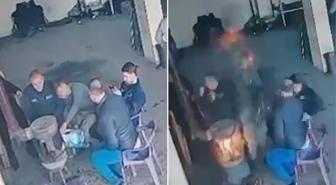 Sobaya mazot dökünce bomba gibi patladı: Genç çırak yaralı