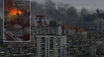30 bin dolarlık kabus! Kiev'e 500 atış yapıldı, her noktadan alevler yükseliyor