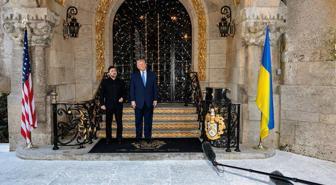 Trump ve Zelenski, Mar-a-Lago'da bir araya geldi