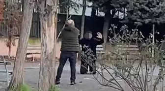 Lise bahçesinde korku dolu anlar: Kızını rahatsız eden genci silahla rehin aldı