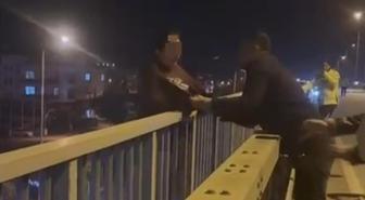 Polisin bir kadını ölümün ucundan aldığı olayda sözleriyle pes dedirten kişi gözaltına alındı