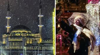 İstanbul'da beklenen kar yağışı başladı