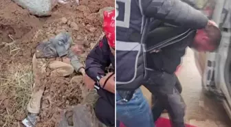 Vicdansız dayı diri diri toprağa gömdüğü yeğenini arama çalışmalarına katılmış