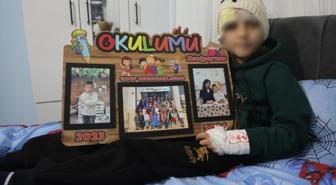 Hatay'da toprağa gömülü bulunan 10 yaşındaki Amir sağlığına kavuştu