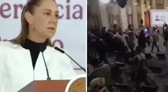 Meksika'da devlet başkanı depreme basın toplantısında yakalandı