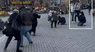 Fırtınada uçmamak için yerlere yattılar