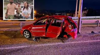 Otomobil aydınlatma direğine çarptı: Baba ile oğlu öldü, anne ağır yaralı