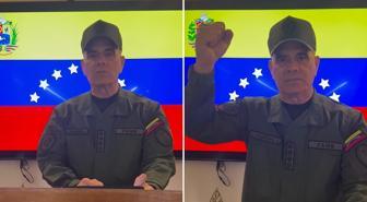 Saldırıların ardından Venezuela Savunma Bakanı sığınaktan açıklama yaptı