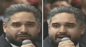 Maduro'nun oğlu gözyaşlarını tutamadı