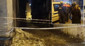 Binanın kolonu çatladı! İki apartman tahliye edildi