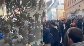 Komşuda tansiyon yüksek! Kapalı Çarşı esnafı protestolara katılıp 'Özgürlük' sloganı attı