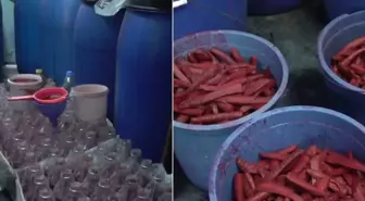 İmalathanede mide bulandıran görüntü! Zabıta bile isyan etti