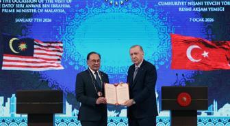 Cumhurbaşkanı Erdoğan'dan Malezya Başbakanı İbrahim'e Cumhuriyet Nişanı