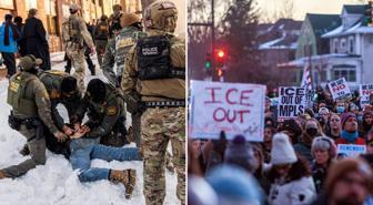 ICE polisleri ABD'li kadını öldürdü, protestolar patladı! Halk sokağa indi