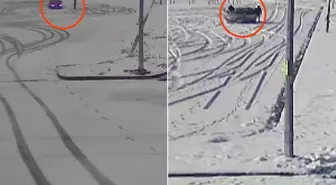 Sınav parkurunu drift alanına çevirdiler, eğlenceleri pahalıya patladı