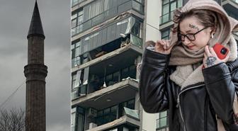 Marmara'da fırtına ile mücadele! Ayasofya Camii'nin alemi düştü, balkonlar bile uçtu