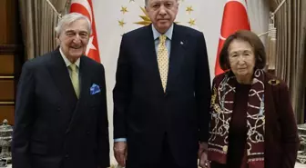 Erdoğan, Rahmi Koç ve Semahat Arsel'i kabul etti