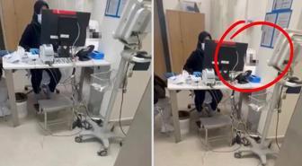 Hastanede pes dedirten görüntü: Videoyu izleyenler bakanlığı etiketledi