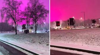 Birmingham'da oluşan büyülü atmosferi görenler hayran kaldı