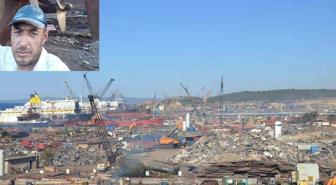 Aliağa Gemi Söküm Bölgesi'nde iş kazası; 1 işçi öldü