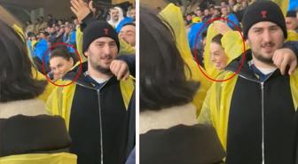 Yağmurluğunu giydi, taraftarın arasına girdi! Ederson'un eşi Türkiye'ye çabuk uyum sağladı