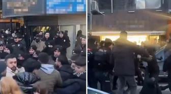 Bir şehrimizi karıştıran esnaf! Dükkanın önü savaş alanına döndü