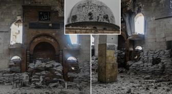 Terör örgütünün askeri karargah olarak kullandığı cami ilk kez görüntülendi