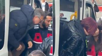 Gözaltındaki Oktay Kaynarca ve Emel Müftüoğlu'ndan ilk görüntü