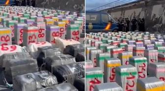 Böylesi görülmedi! Yük gemisinde 10 ton uyuşturucu ele geçirildi