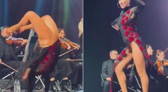 Aşkın Nur Yengi konserinin önüne geçen dansçı