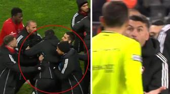 Zor tuttular! Burak Yılmaz hakeme saldırmaya kalktı