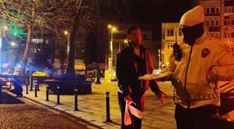 Alkollü sürücü polise dakikalarca dil döktü: Ben polis olacak adamım, boyum da uzun