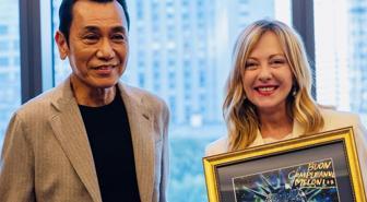 İtalya Başbakanı Meloni'ye manga sanatçısı Hara'dan sıra dışı hediye