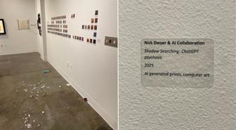 ABD'de ilginç protesto: Yapay zeka eserini yedi, tutuklandı