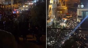 Menzil lideri İzmir'e geldi, oluşan kalabalık dikkat çekti